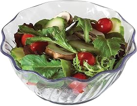 Cambro SRB13CW135 Swirl Bowl serving plastic 13 oz. clear - Case of 24