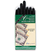 Smart Money Counterfeit Bill Detector Pen by Dri Mark – Portable, Black, Pack of 12, Model 351R-1
