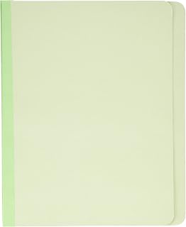 AbilityOne NSN0431194 - File Folder - Light Green Pressboard - Full Top Tab, Two 1 in Prong Fasteners, Letter