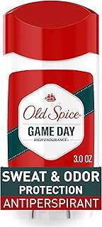 Old Spice Antiperspirant and Deodorant for Men, High Endurance, Game Day Long Lasting Stick, 3 Oz (Pack of 6)