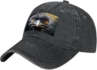 Classic Emu Baseball Cap Everyday Premium Dad Hat Vintage Washed Cotton Caps Adjustable Denim Hats