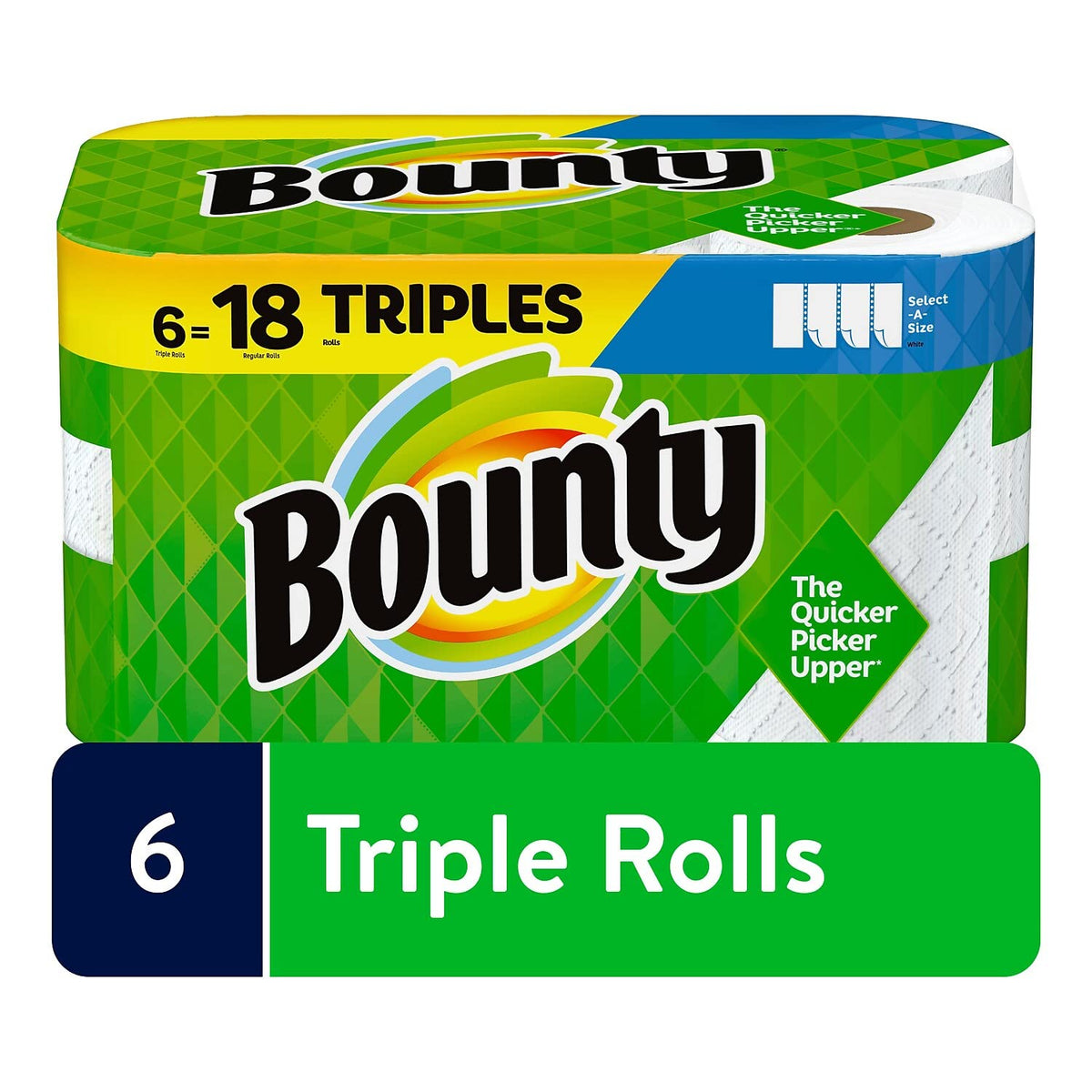 Bounty White / 1 / 147 Count (Pack of 6) Paper Towels