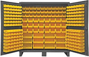 Durham Extra Heavy Duty Welded 12 Gauge Steel Cabinet with 240 Bins, HDC72-240-95, 24" Length x 72" Width x 78" Height