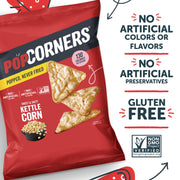 Popped Corn Snacks by Popcorners – 20 Count (Pack of 1), Pack of 20