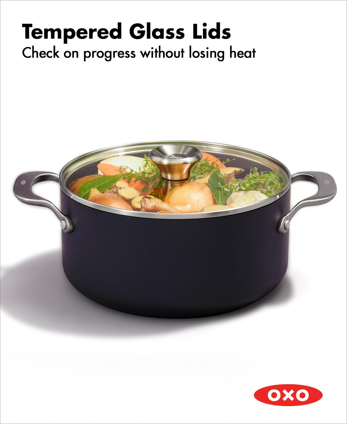 OXO 5 Quarts / Black / Pot Set Stockpots