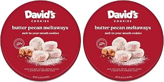 David's COOKIES Butter Pecan Meltaways 907g,(Pack of 2)