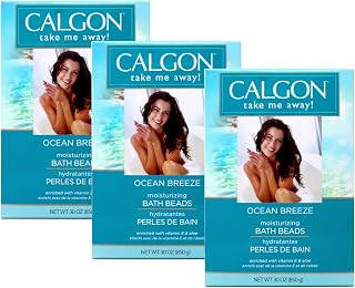 Calgon Ultra Moisturizing Bath Beads 30 Oz (Ocean Breeze, Pack of 3)