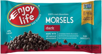 Enjoy Life Dark Chocolate Morsels, 9 Ounce (Pack of 12)