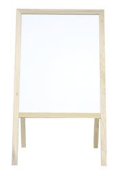 Flipside Products Natural Hardwood / 1 / White Dry Erase/Black chalk Store Signs