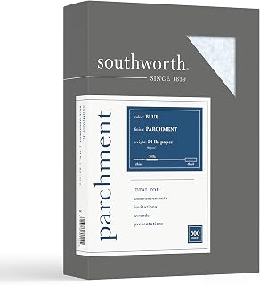 Southworth 8.5-inch x 11-inch Specialty Paper, 24 lbs., 100 Brightness, 500/Box (964C)
