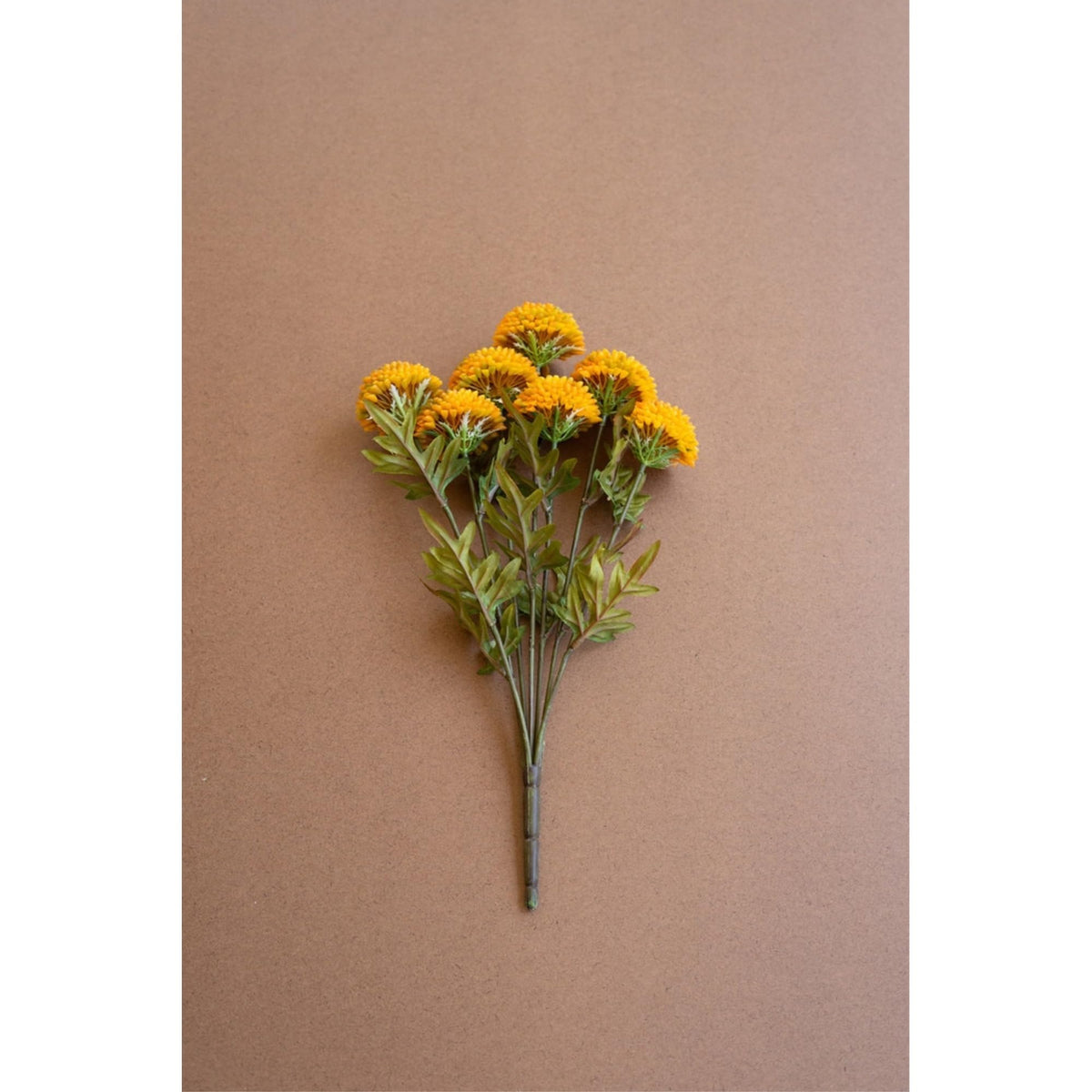 Bundle of Seven Artificial DALHIAS - Mustard by KALALOU – Model CHAL1000