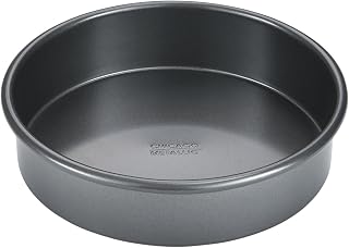 KitchenCraft Chicago Metallic Professional Non-Stick Round Cake Tin, 20 cm (8")