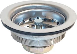 Krowne 23-123 Krowne 3-1/2" Kitchen Sink Drain, with Basket, 4-1/2" top Dia., 1/2" NPS Male, Includes locknut & Washer, Stainless Steel‌‌‌‍‌‌‍‌‌‌‌‍‌‌‌‍‌‌‍‌‌‌‌‍‌‌‍‌‌‌‌‍