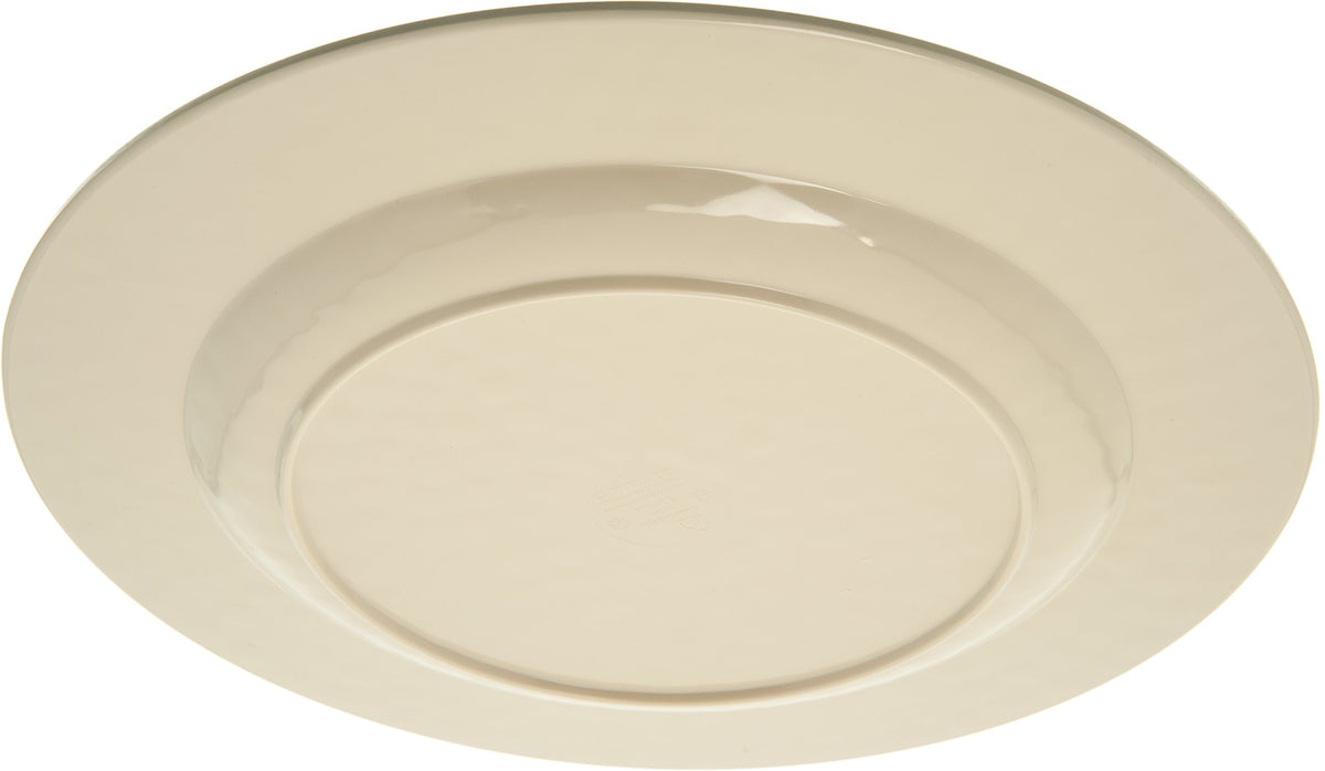 Mingle Resuable Plastic Plate Dinner Plate with Pottery Style for Home and Restaurant by Carlisle FoodService Products – Dinner Plate11 Inches, 0.49732 ounces, Melamine, Aqua