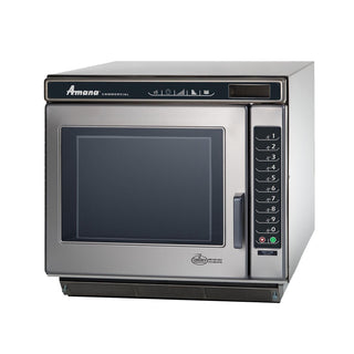 Commercial Microwave Oven by AMANA – 1.0 cubic_feet, Stainless Steel, Model RC17S2