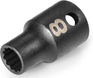 TEKTON 3/8 Inch Drive x 8 mm 12-Point Impact Socket | SID12308