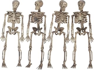 Loftus International Loftus Halloween Decaying Skeleton Hanging 5' Garland, Tan Novelty Item