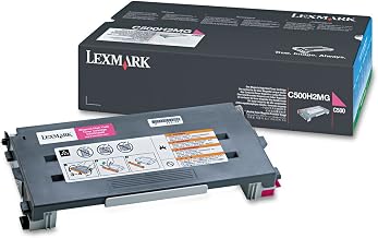 Lexmark C500H2MG C500H2MG Toner, 3000 Page-Yield, Magenta