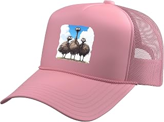 Emus Emu Trucker Hat with Adjustable Mesh Back