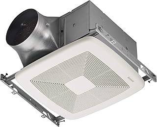 Broan-NuTone XB50 ENERGY STAR Certified Single-Speed Fan, 4" Round, 6" Round, White