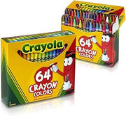 760488360385, 64 Ct Crayons (Pack of 2) by Crayola – 64 Count (Pack of 2), Wax, Multicolor, Pack of 2