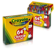 760488360385, 64 Ct Crayons (Pack of 2) by Crayola – 64 Count (Pack of 2), Wax, Multicolor, Pack of 2