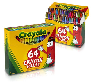 760488360385, 64 Ct Crayons (Pack of 2) by Crayola – 64 Count (Pack of 2), Wax, Multicolor, Pack of 2
