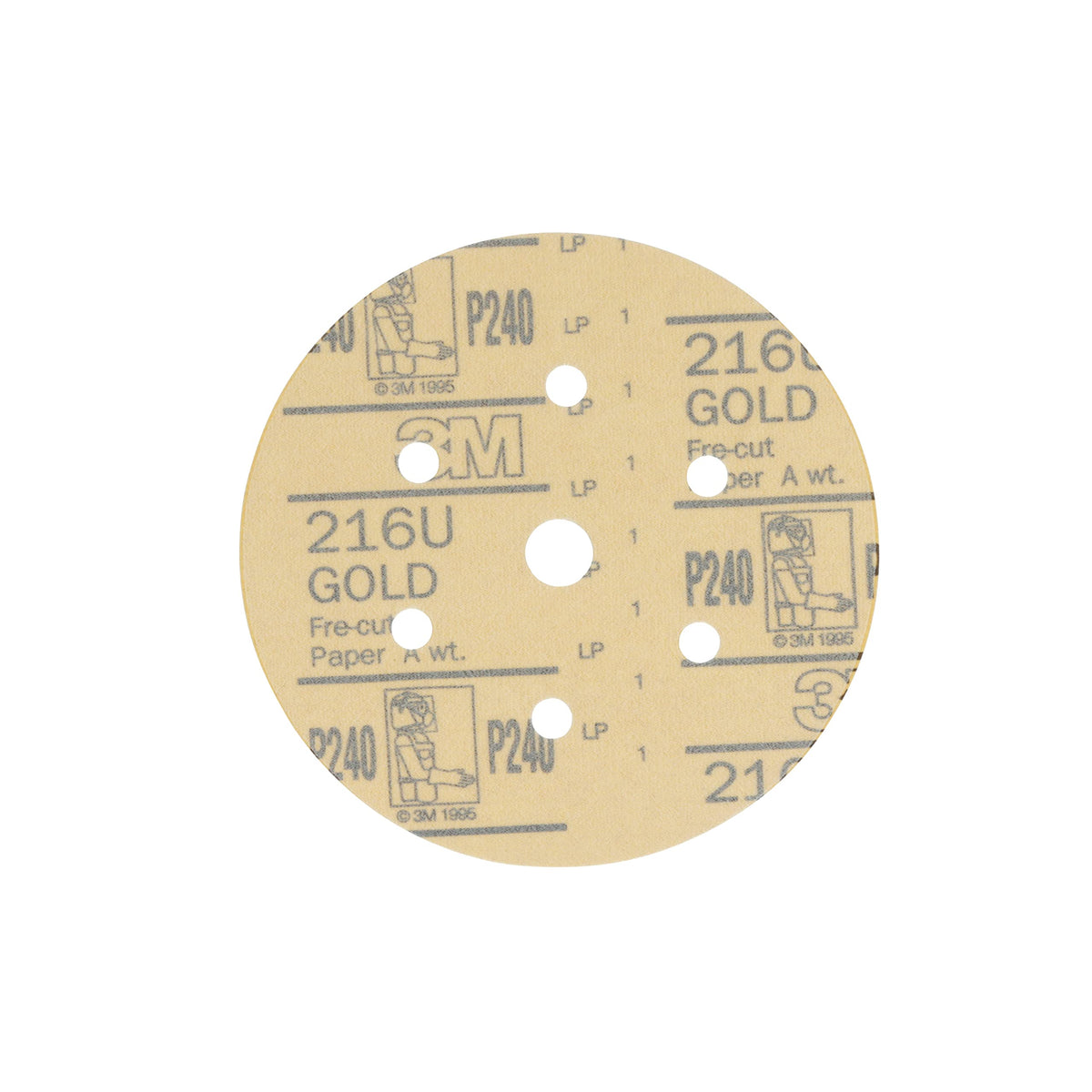 3M 6 / P240 & DF / 1 Hook & Loop Discs
