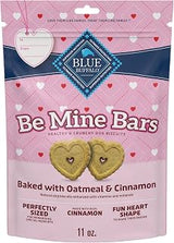 Blue Buffalo Be Mine Bars Oatmeal & Cinnamon Dog Biscuits, 11 oz