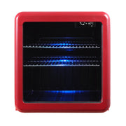 1.7 Cuft Beverage Cooler Retro by Magic Chef – Medium, 1.7 cubic_feet, Red, Model MCB17CHR