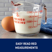 16 Oz Measuring Cup by Anchor Hocking – 16 ounces, Glass, Clear, Model 55177OL13