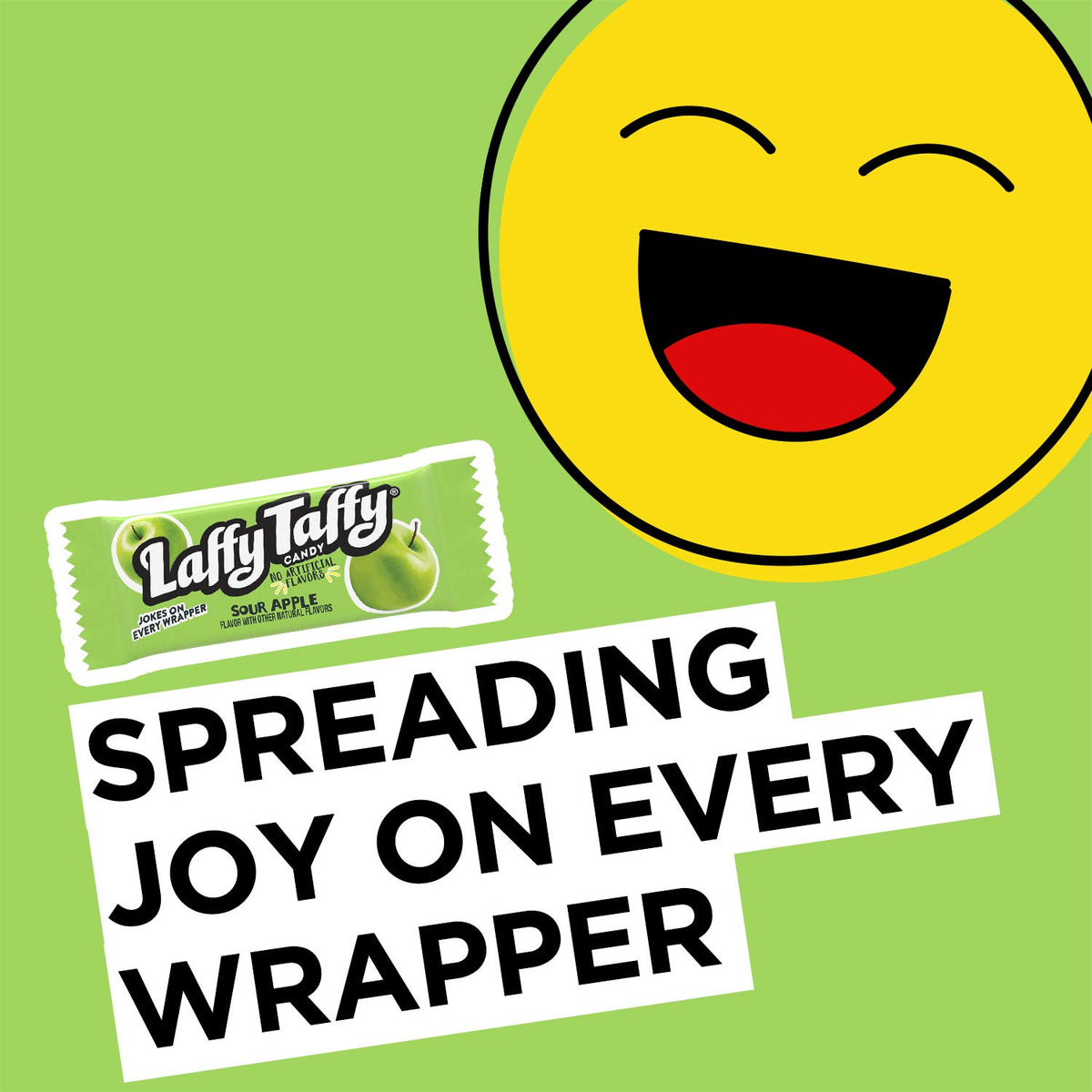 Jar, Sour Apple, 145 Count (Pack of 2) by Laffy Taffy – 49.3 Ounce (145 Count) (Pack of 2), Assorted, Pack of 2, Model 28000721213