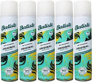 Batiste Instant Hair Refresh Dry Shampoo, Original Classic Clean, Refreshes Hair Without Drying Out, 3.81 oz (Pack of 5)
