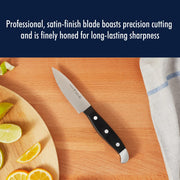 Statement Razor-Sharp 2-pc Chef Knife Set by HENCKELS – 2-pc, Stainless Steel, Black/Stainless Steel, Pack of 2, Model 13551-000