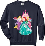 Disney Princess Ariel, Rapunzel, and Aurora Gifts T-Shirt Comfort Colors Adult Sweatshirt