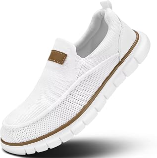 Mens Casual Slip On Loafers Boat Shoes Fashion Mesh Lightweight Oxfords Walking Sneakers Workout Soft Sole