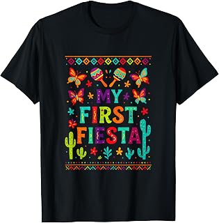 My First Fiesta - Birthday Mexican Party Fun T-Shirt