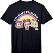 Disney Doorables Ariel, Minnie and Alice Logo Stack Performance T-Shirt