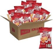 HERR'S Ketchup Ripple Potato Chips (Pack of 12, 2.75 Ounce Bags) – Bold and Tangy Ketchup-Flavored Chips – Fun for Snacking and Sharing