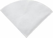 Winco Rayon Cloth Filter Cones for FF-10,White | Heat-resistant, Cone-shaped design, Economical solution, Restaurant service