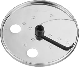 Waring Commercial WFP11S4 Food Processor Adjustable Slicing Disc, Black/Silver | Adjustable slicing disc offers multiple cut thicknesses to reduce disc changes.