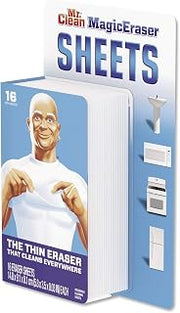 Mr. Clean Magic Eraser Cleaning Sheets, The Power of a Magic Eraser in a Thin, Flexible, Disposable Sheet, 16 Count