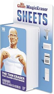 Mr. Clean Magic Eraser Cleaning Sheets, The Power of a Magic Eraser in a Thin, Flexible, Disposable Sheet, 16 Count