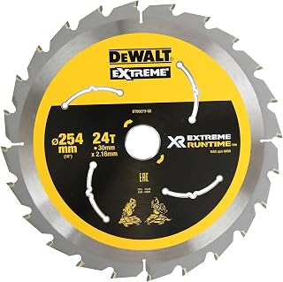 DEWALT Extreme Runtime Circular Saw Blade, 25.4 cm Size