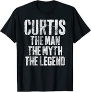 Personalized Shirt Curtis The Man The Myth The Legend T-Shirt