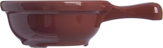 Carlisle FoodService Products Soup Bowl with Handle, Heavy Duty, Microwave Safe Dish for Serving, 8 Oz, 24 Count, Lenox Brown