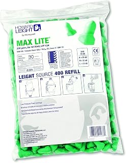 Howard Leight by Honeywell Max Lite Earplug Refill For Leight Source 400 Dispenser, 200-Pairs (LPF-LS4)