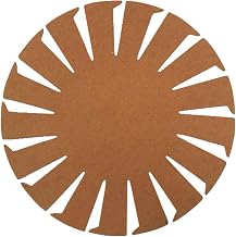 Roylco Basket Weaving Bases - 24 Pre-Notched 9" Cardboard Forms for Easy Basket Making with Yarn, Raffia & Fabric Strips, Classroom Craft Activity, Improves Dexterity, Ages 5+, Makes 6" Baskets