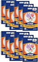 Art Street Mixed Media Journal, Heavyweight, 8-1/2" x 5-1/2", 80 Sheets, Pack of 12