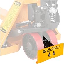 Global Industrial Pallet Jack Toe Guard Protector, Durable Steel, Yellow